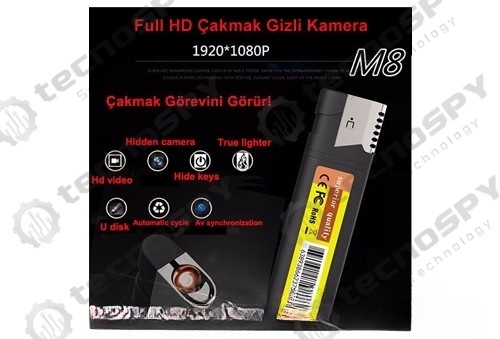 FULL HD ÇAKMAK GÜVENLİ KAMERA