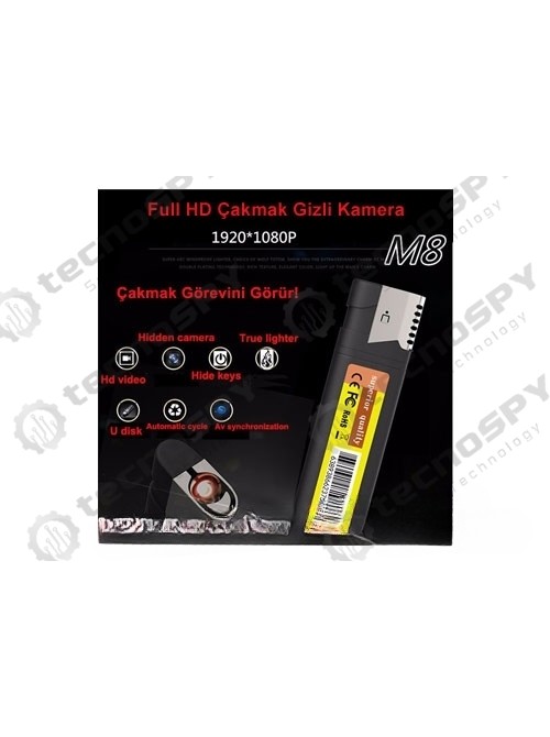 FULL HD ÇAKMAK GÜVENLİ KAMERA