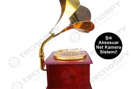 Müzik Çalarlı Nostalji Gramofon Kamera