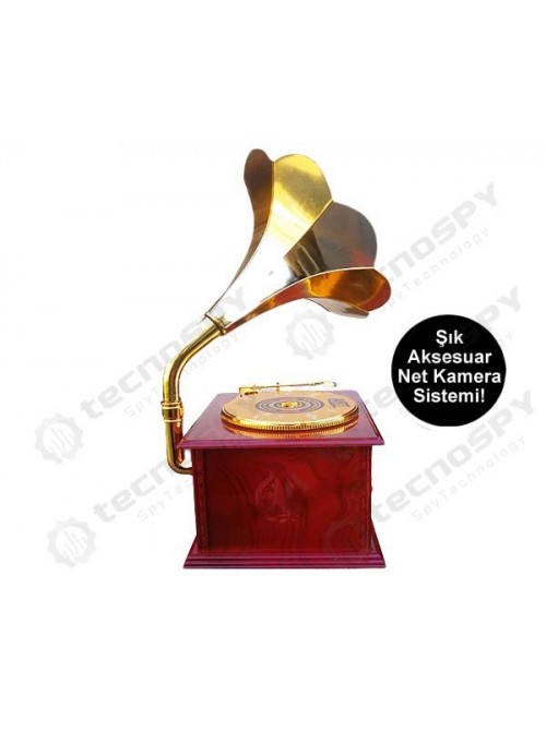 Müzik Çalarlı Nostalji Gramofon Kamera