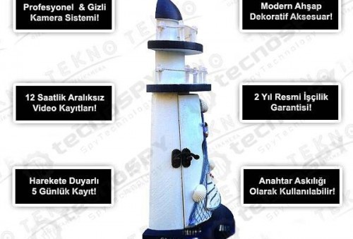 Anahtar Askılığı Deniz Feneri Kamera