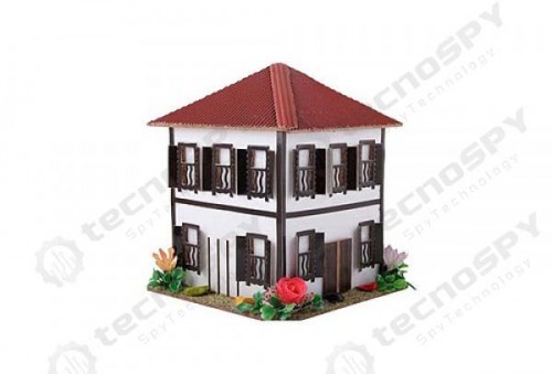 Gece Lambalı Maket Ev Kamera