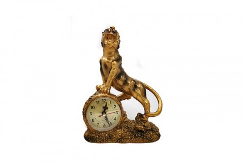 Porselen Saatli Aslan Kamera