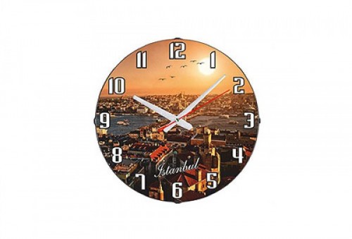 Haliç Manzaralı HD Duvar Saat Kamera