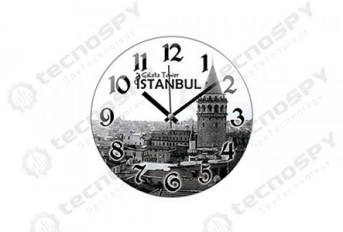 İstanbul Full HD Duvar Saati Kamera