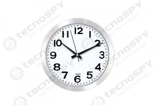 Beyaz Sade Full HD Duvar Saat Kamera