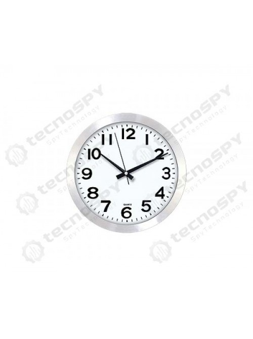 Beyaz Sade Full HD Duvar Saat Kamera