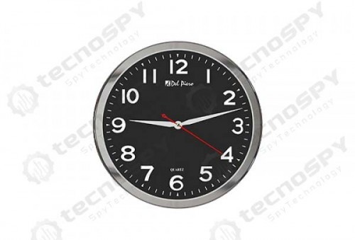 Siyah Sade Full HD Duvar Saat Kamera