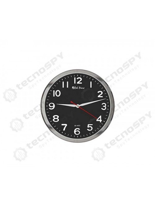 Siyah Sade Full HD Duvar Saat Kamera