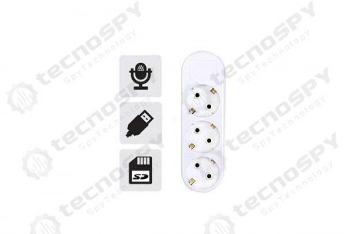 1 Ay Ses Kayıt Yapabilen Kablosuz 3 lü Priz