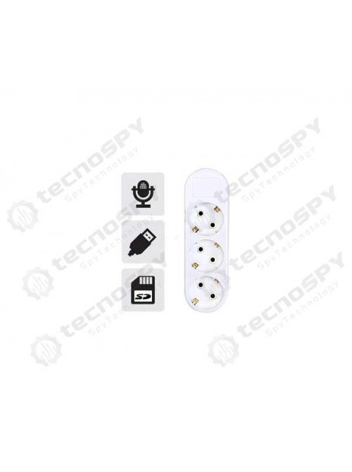 1 Ay Ses Kayıt Yapabilen Kablosuz 3 lü Priz