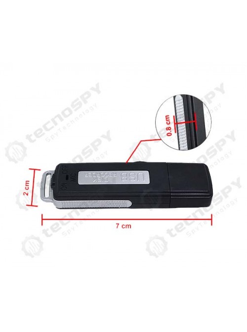 8 GB Flash Bellek Ses Kayıt Cihazı