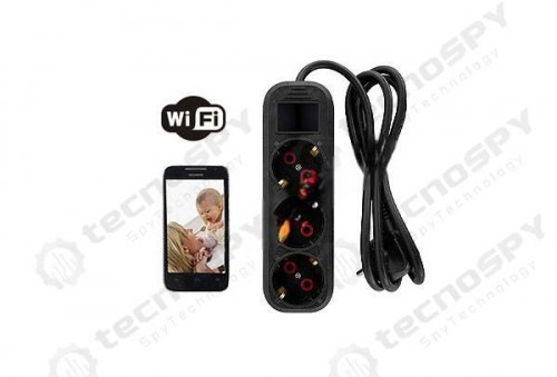 Priz Güvenli Kamera Wifi İP Kablolu Siyah