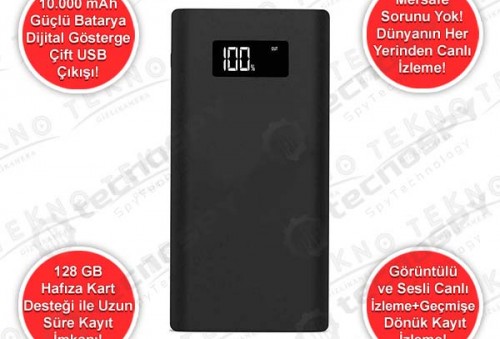 Power Bank Wifi İP Kamera