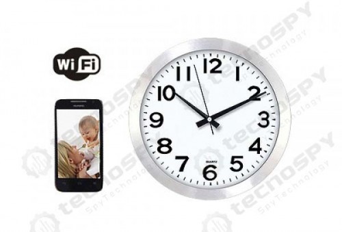 Duvar Saati Güvenli Kamera Wifi İP