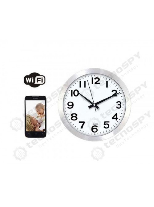 Duvar Saati Güvenli Kamera Wifi İP